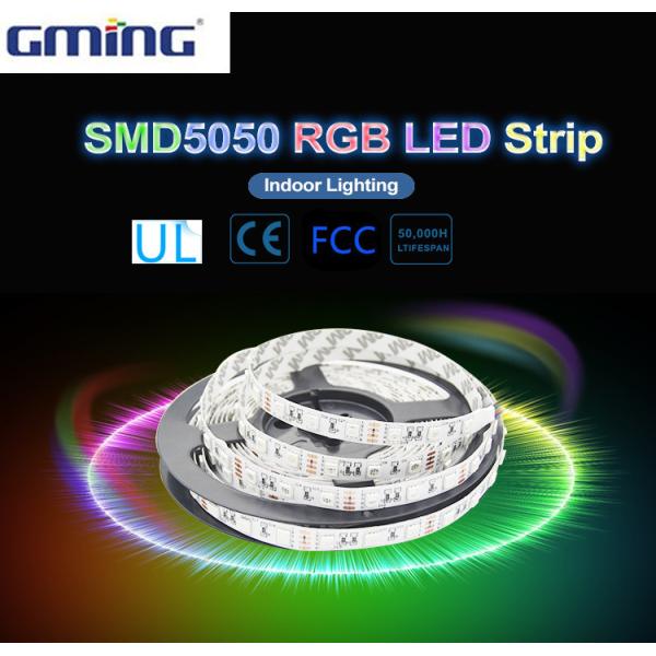 Smd 5050 Rgb Waterproof Led Strip Lights Bar 5m 12V 3050 Leds Copper Lamp Body