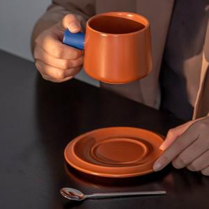 320ml Porcelain Tea Cup And Saucer Set In Box Sustainable Ceramic Coffee Mug