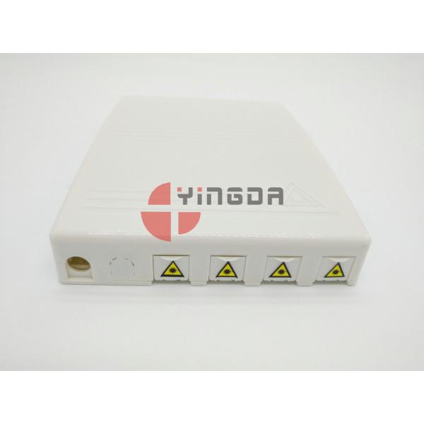 Buy 3 Ports 4 Cores FTTH Mini Termination Box ABS for 7-10mm and 2x3mm Drop Cable Entry ROHS at wholesale prices