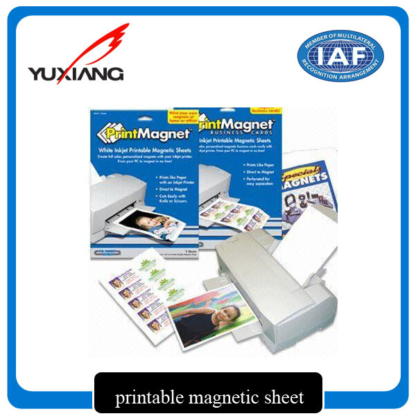 Buy Premium Inkjet Printable Flexible Magnetic Sheet Environmental Friendly at wholesale prices