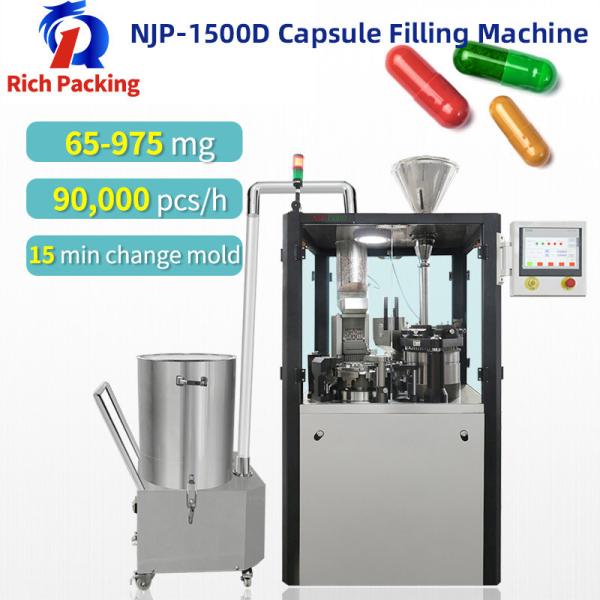Buy Gelatin Powder Automatic Capsule Filling Machine Filling Machinery Pharma at wholesale prices