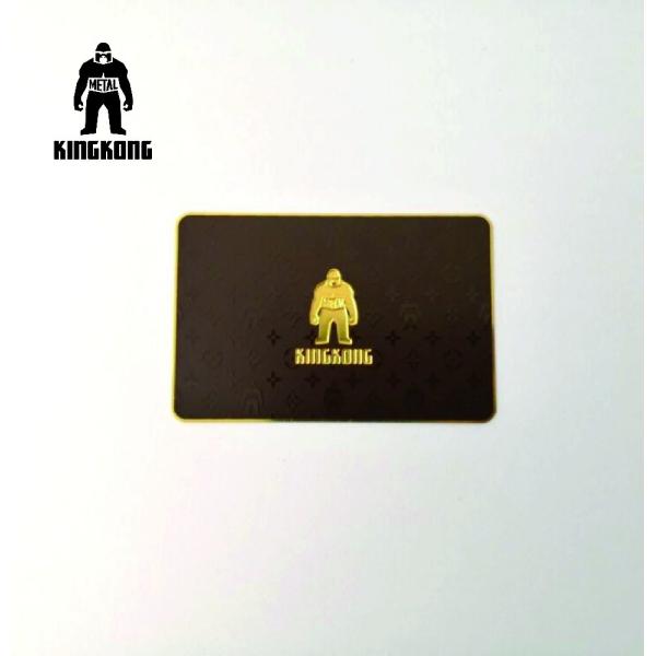 Buy Customised Design Deboss Textured Finish Metal Business Credit VIP Card at wholesale prices
