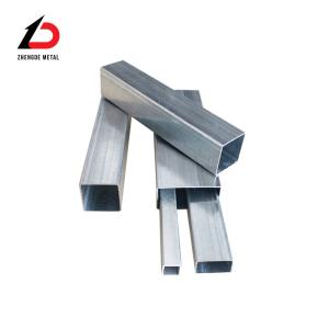 Hollow Rectangular Gi Pipe Ms Welded Galvanized Steel Square Pipe
