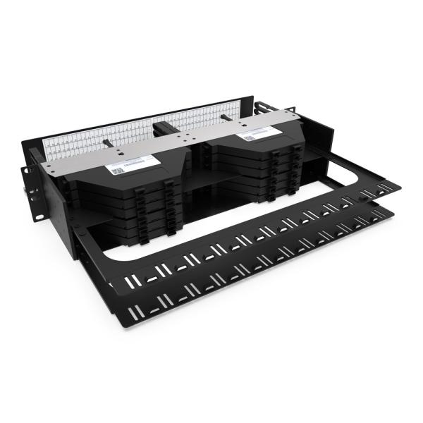 Rongbang RBTX-PP21 2U High Density Frame Modular Panel 12 MPO/MTP to 288 LC Ports for Data Center Enterprise Network
