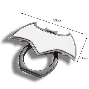 Mini Durable Zinc Alloy Bat Design Metal Die Casting Process Black Phone Stand