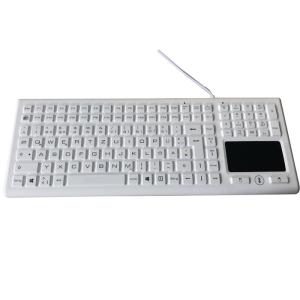 EN55022 122 Keys Silicone Medical Keyboard ROHS IP68 Waterproof
