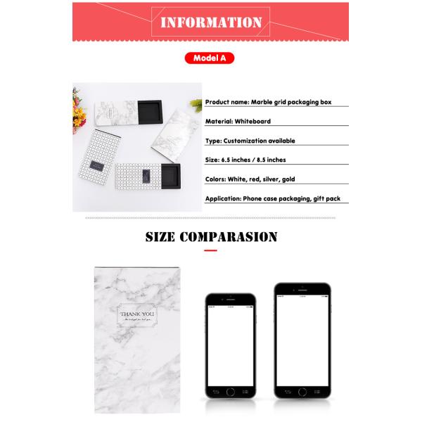 Custom Kraft Paper Board Packaging Box Eco Friendly Luxury Mobile Phone Case Packaging