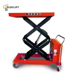 Quality Button Switch Hydraulic Pallet Lift Table Cart Capacity 1000lbs for sale