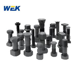 M22*65 Hexagon Head Excavator Track Link Shoe Track Chain Bolt And Nut Link Pad