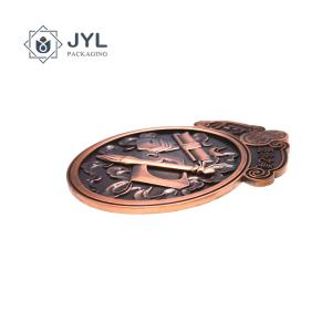 Rustproof Recyclable Metal Embossed Stickers , Multipurpose Metal Label Sticker