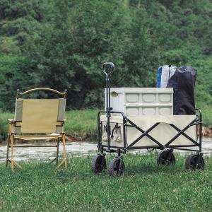 80L Waterproof Folding Camping Wagon with 5" Wheels
