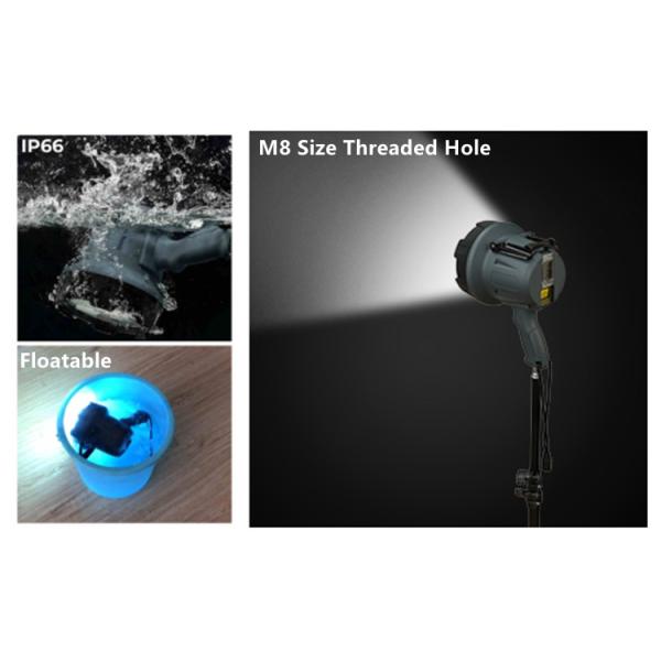 3600 Lumens Most Powerful Rechargeable LED Spotlight IP66 Waterproof Floating
