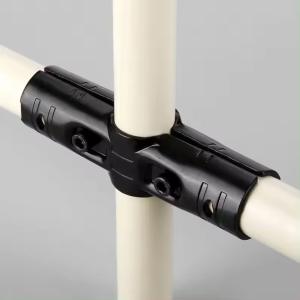 HJ-4 Lean Pipe Clamp Elbow Cross Malleable Metal Lean Pipe Fittings Material