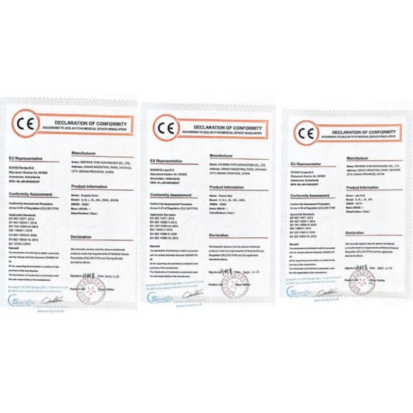 Impervious Film Disposable Isolation Gown Waist 2 Ties PP Non Woven Fabric