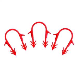 Self Adhesive Installation Plastic Underfloor Heating Pipe Clip Durability