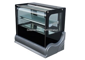 Quality Manual Defrost Cake Display Freezer / Bakery Display Cooler With Customized Floor Standing Or Table Top Counter for sale