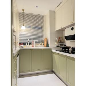 New Material White Shaker Door Particle Board Kitchen Cabinet