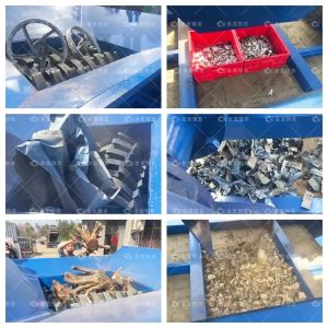 20100 kg Weight Metal Shredder with Six-fold Bearing Seal and Helix Cutter