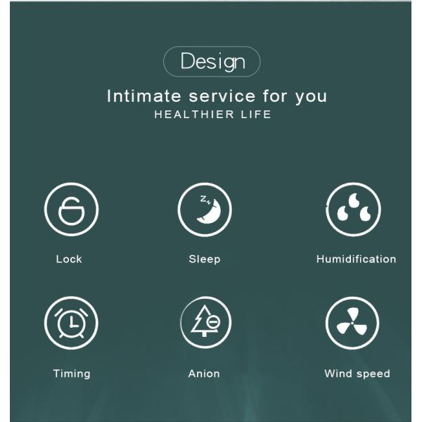 Household Anion Humidification Air Purifier Smoke Removal UV Ozone Air Purifier