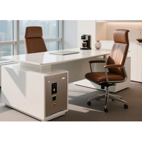 H580mm Solid Steel Construction Commercial Safe Box Adjustable Shelves For Bank Security