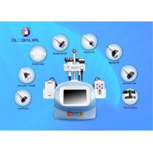 Beauty Salon Vacuum Cavitation System / Beauty Slimming Machine 6 Handles