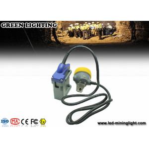 15000 Lux Led Miners Lights For Hard Hats , 6600mah Cord Safety Led Miners Cap