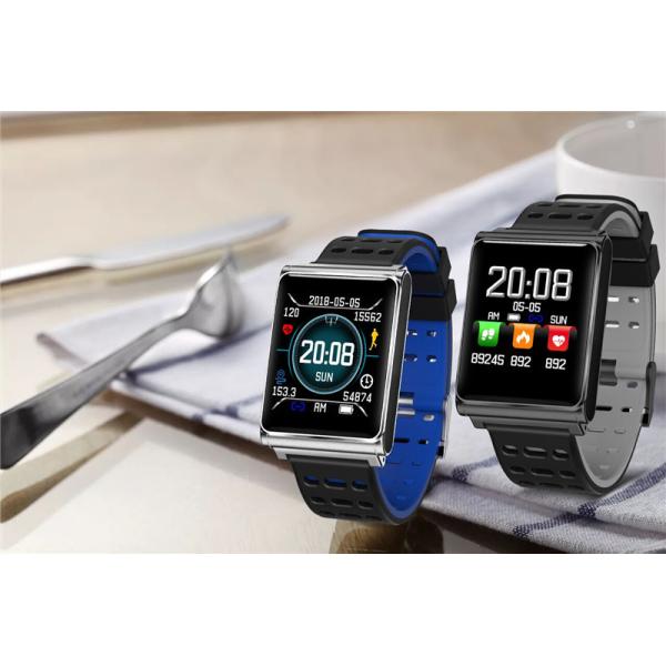 Heart rate and blood pressure monitoring Smart bluetooth watch HZD1806W