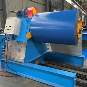 220V Vertical Cylinder 8 Tons Hydraulic Decoiler With Digital Display