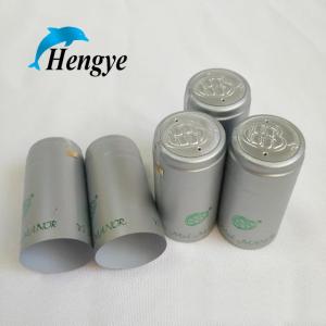Customized Wine Bottle Shrink Caps Tin Wine Capsules Gravure Printing