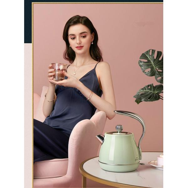 Hotel guest room electric coffee tea milk 1.8L kettle 304SS safety OEM customized 360 cordless Concealed Heating Element