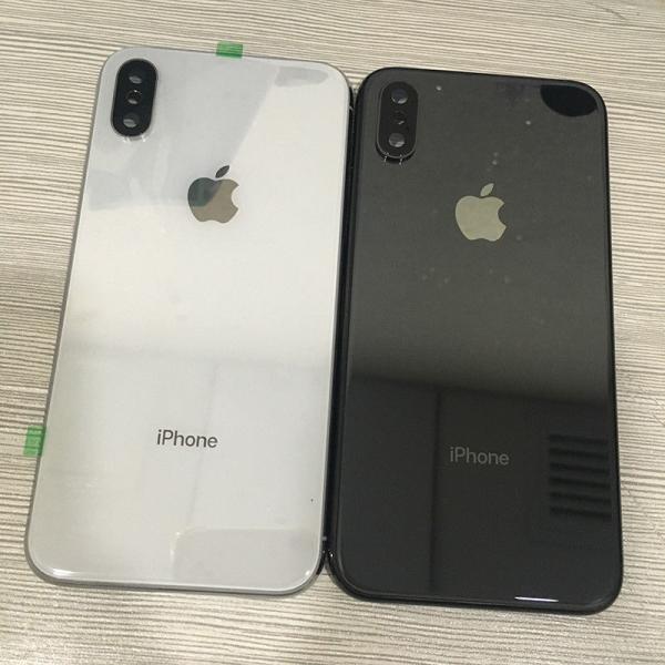 Iphone X rear glass panel and edge bezel, repair rear glass panel for Iphone X, Iphone X repair rear glass panel