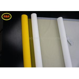 Glass Printing Nylon Mesh Screen Roll , Screen Printing On Polyester Fabric
