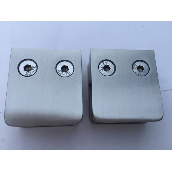 Buy Satin 12mm 304 Stainless Steel Glass Clamps at wholesale prices