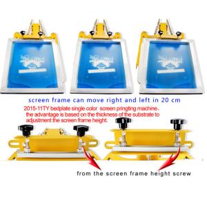 Single color manual easy-operation high precision manual flat silk screen