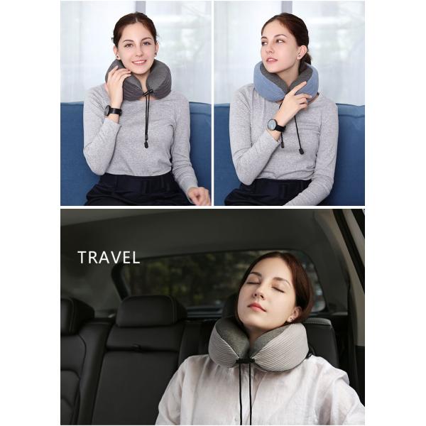 Camping Airplane Memory Foam Neck Support Pillow Therapeutic Super Soft Cushion