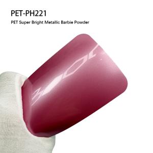 Quality PET-PH221 PET Gloss Wrap Film 1.52 X 18m/Roll Bright Metallic Powder Color for sale