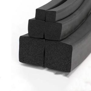 Extrusion Flat Rectangular Sponge Foam Sealing EPDM 5mm Rubber Strip for After