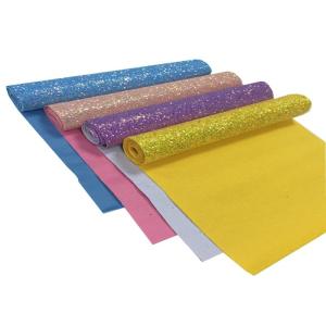 Chunky Glitter Leather Glitter Fabric For Making Bows Shoes Handbags And Wallpaper Party Decoration