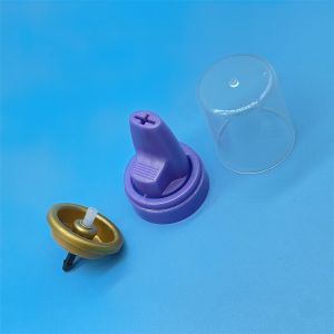 Quality Hair Mousse Inverted Aluminum Valve Customizable Upside-Down Dispensing System for sale