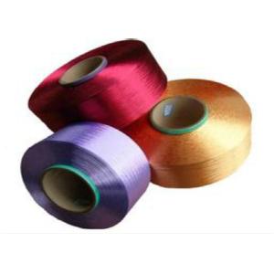 FDY Dope Dyed Polyester Yarn 50D/ 24F , Polyester Filament Yarn For Knitting