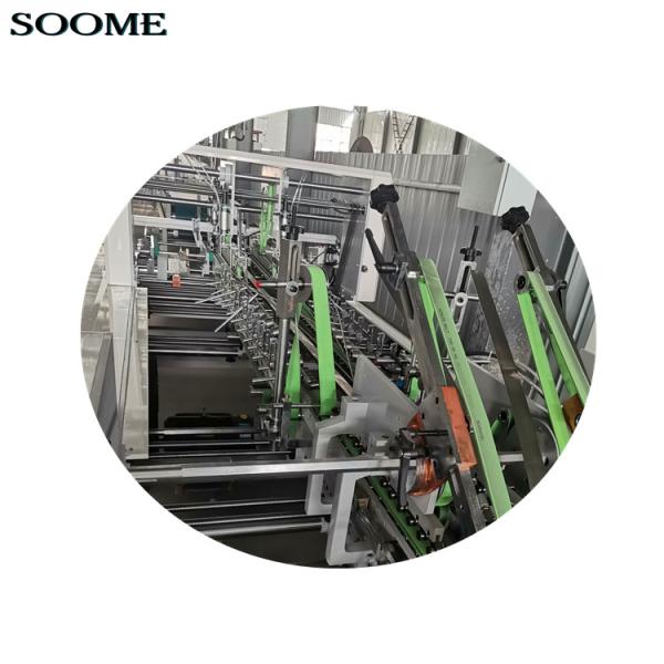 5.5 Kw Small Size Box Pasting Folder Gluer Machine