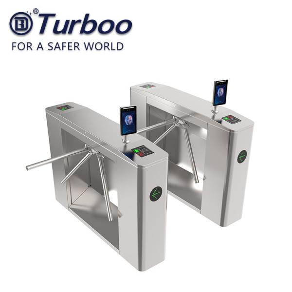 Buy RFID Three Arm Tripod Turnstile Gate , Vertical Tripod Turnstile For School at wholesale prices