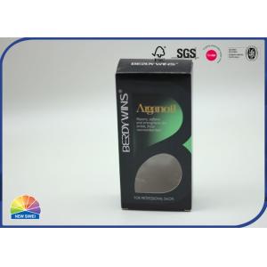 Matte / Glossy Lamination Finish Foldable Gift Box With Ribbon / Cotton Handle