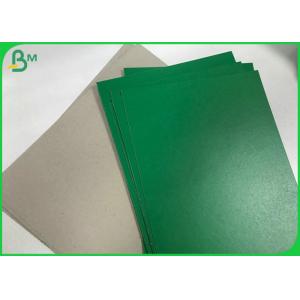 Durable 1.5mm 1.8mm Recycled Green Mounted Grey Paper Cardboard Sheets 70 *