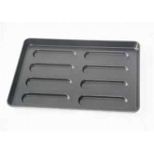 Aluminum Steel 8 Cavity 530x380x40mm Hot Dog Bun Pan