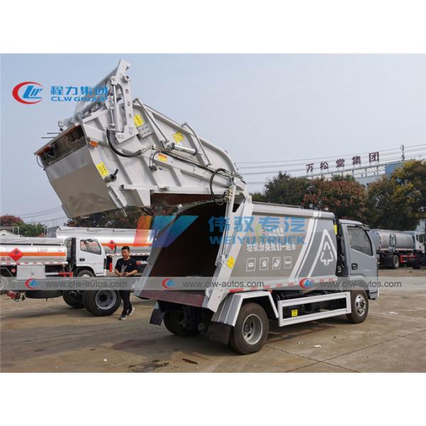 Rear Loader EURO 6 Dongfeng Home Waste Compactor Truck