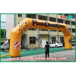 Inflatable Archway Blower Waterproof Inflatable Arch 0.6mm PVC 11mLx4.5mH For