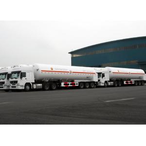 Steel 3 Axles 52600L Lpg Tank Trailer long life
