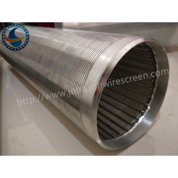 Buy Easy Cleaning Water Well Screen Pipe / Wire Wrap Mesh Multi Function at wholesale prices