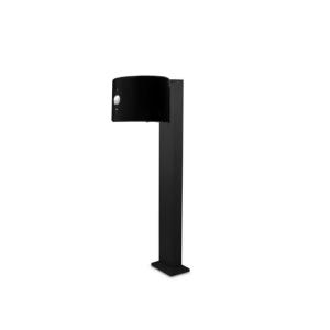 IP65 Round Outdoor Solar Post Lights 1W Anthracite Finished